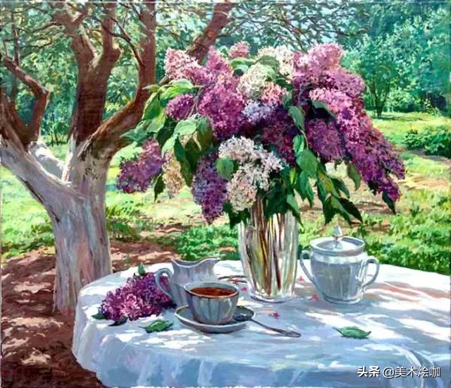 俄罗斯现代油画风景油画作品欣赏,可以让人美哭的风景