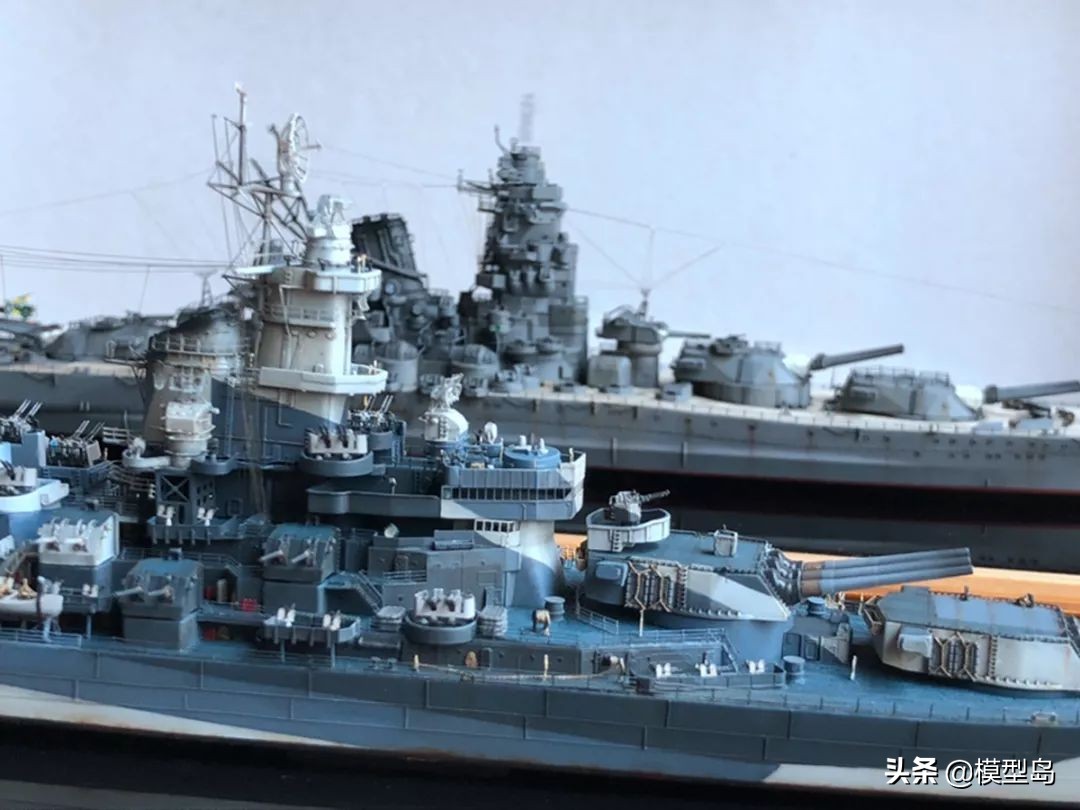 1:2000密苏里号战列舰模型,1:700密苏里号战列舰模型测评