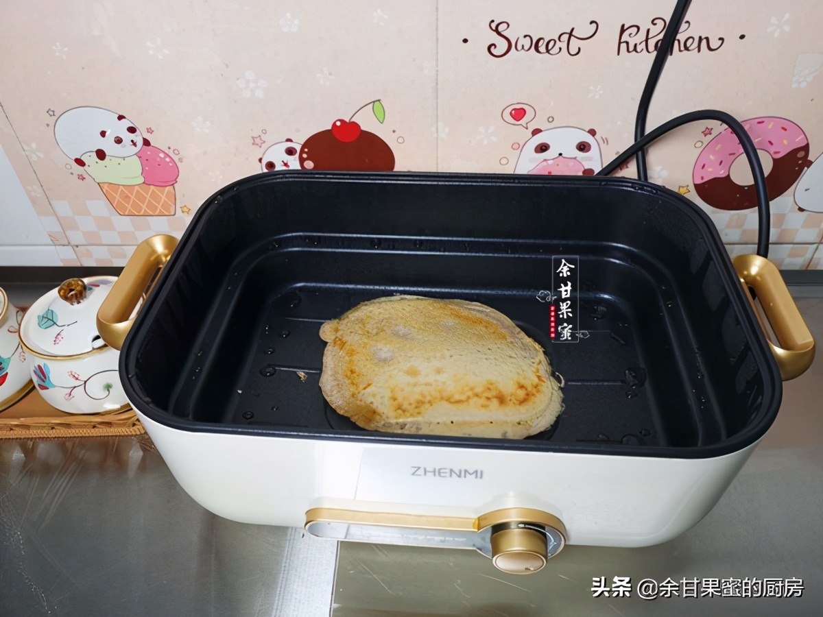 剩米粥燕麦,吃不完的米粥怎么做饼