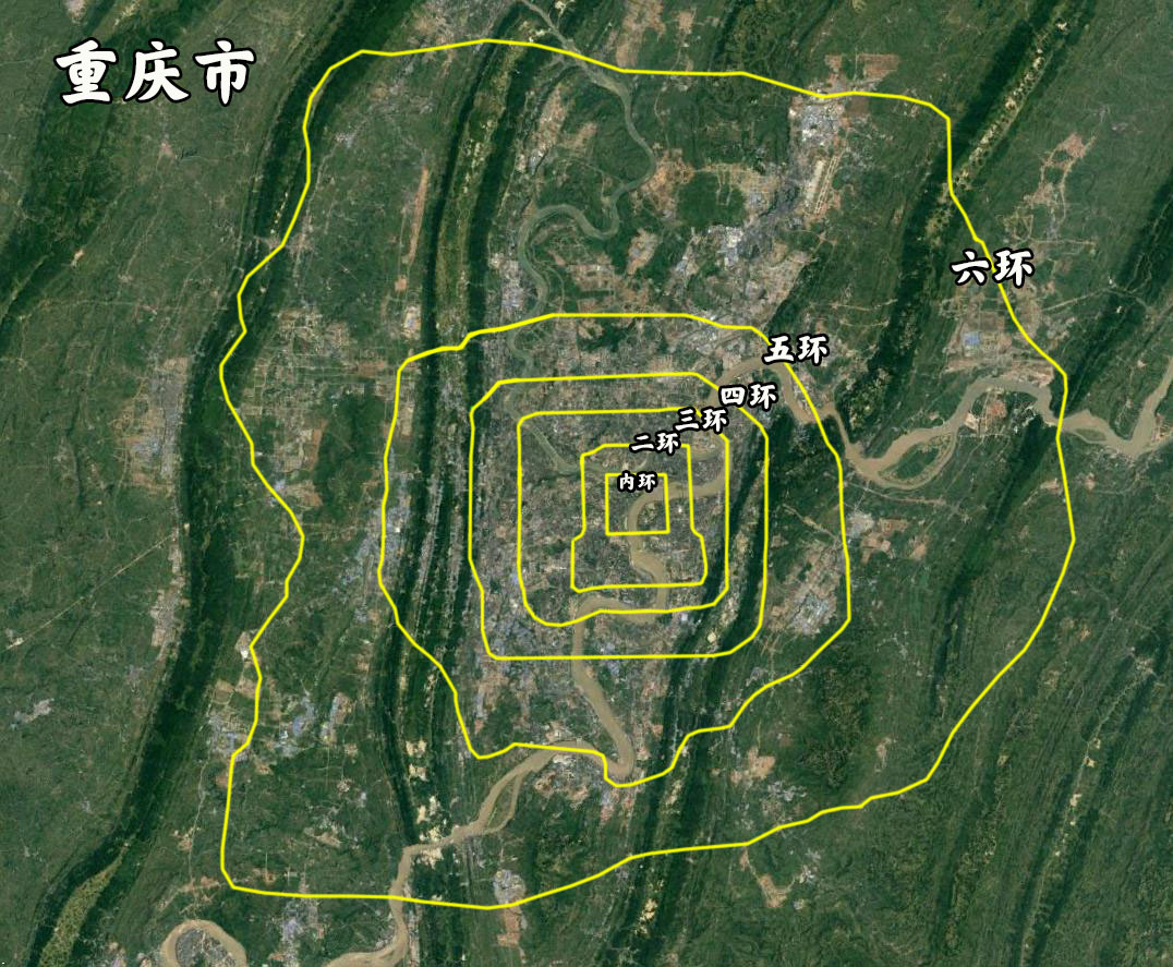 同比例面积城市对比,北京五环图对比各大城市