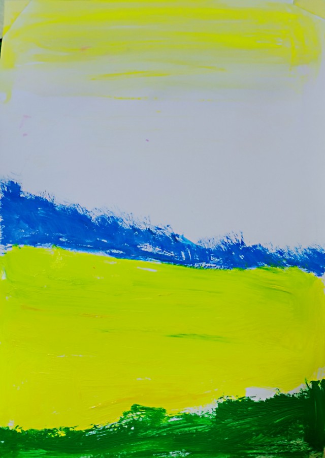 儿童画基础教程风景,色粉画教程风景简单儿童