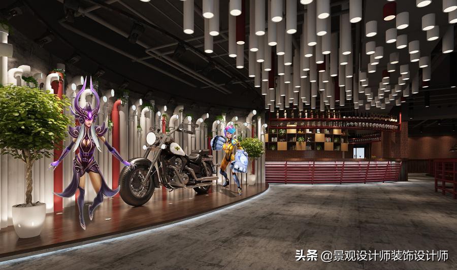 网咖设计效果图,网咖设计图哪找