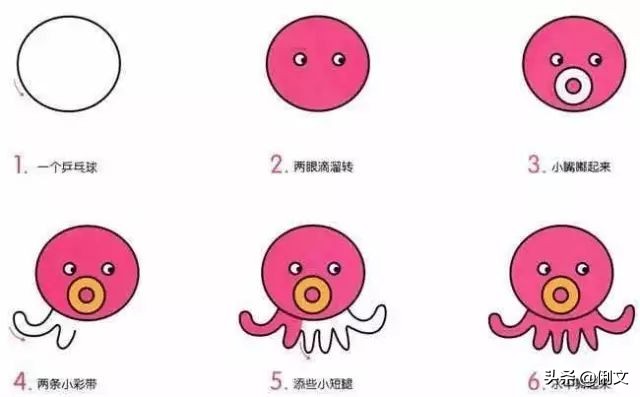 画森林里的小动物和森林的简笔画,数字简笔画1到10创意画小动物