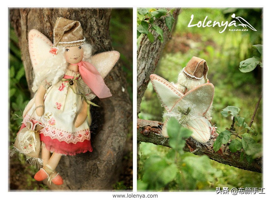 OlgaAbakumova的布艺娃娃,魔法花园里小花仙