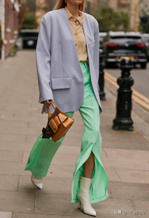 小个子微喇裤显瘦显高,微喇裤秋冬显瘦穿搭