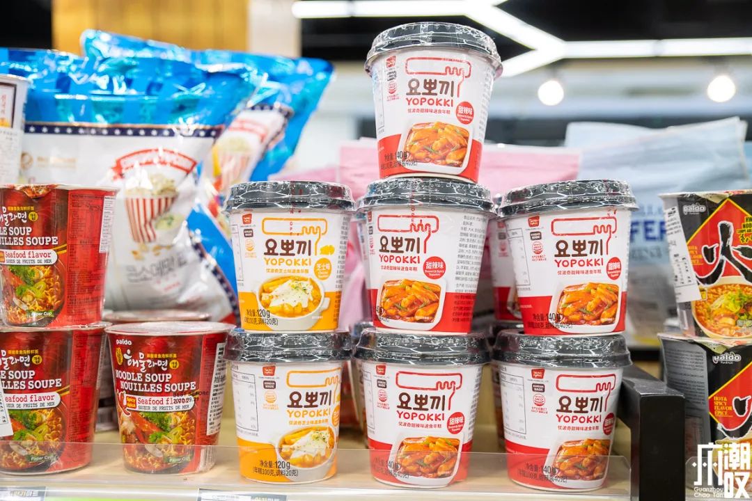 从韩国回来在超市买东西,韩国超市进口东西