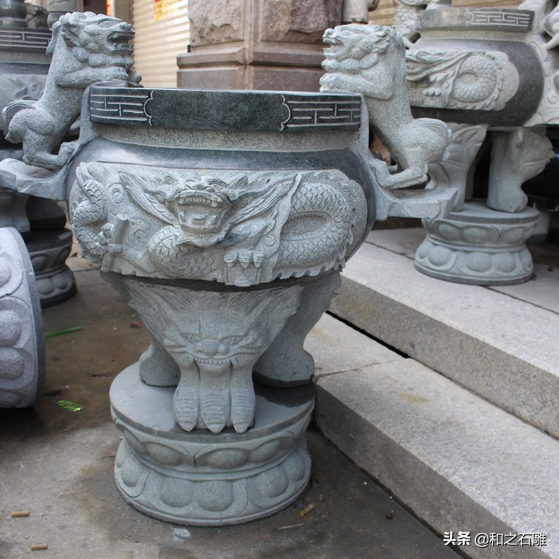 石雕香炉加工视频,厂家直销石雕香炉仿古青石香炉