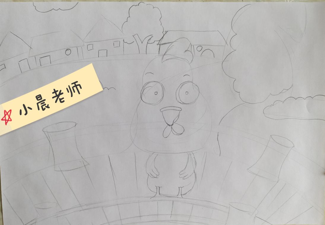 十二生肖简笔画鸡的画法,十二生肖鸡绘画图片