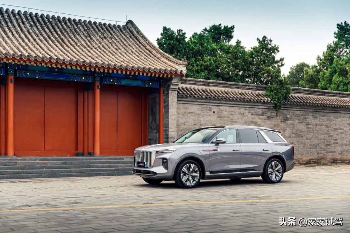 红旗ehs9驾驶感受,一汽红旗e-hs9进口豪华大型SUV