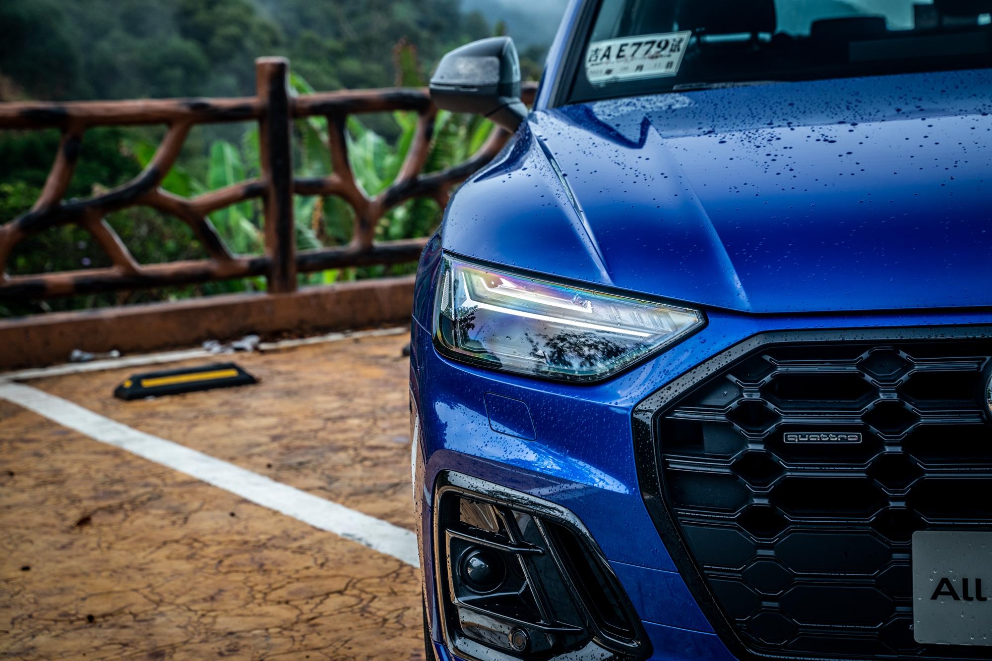 2020款奥迪q5lquattro山地测评,新款奥迪q5l场地试驾