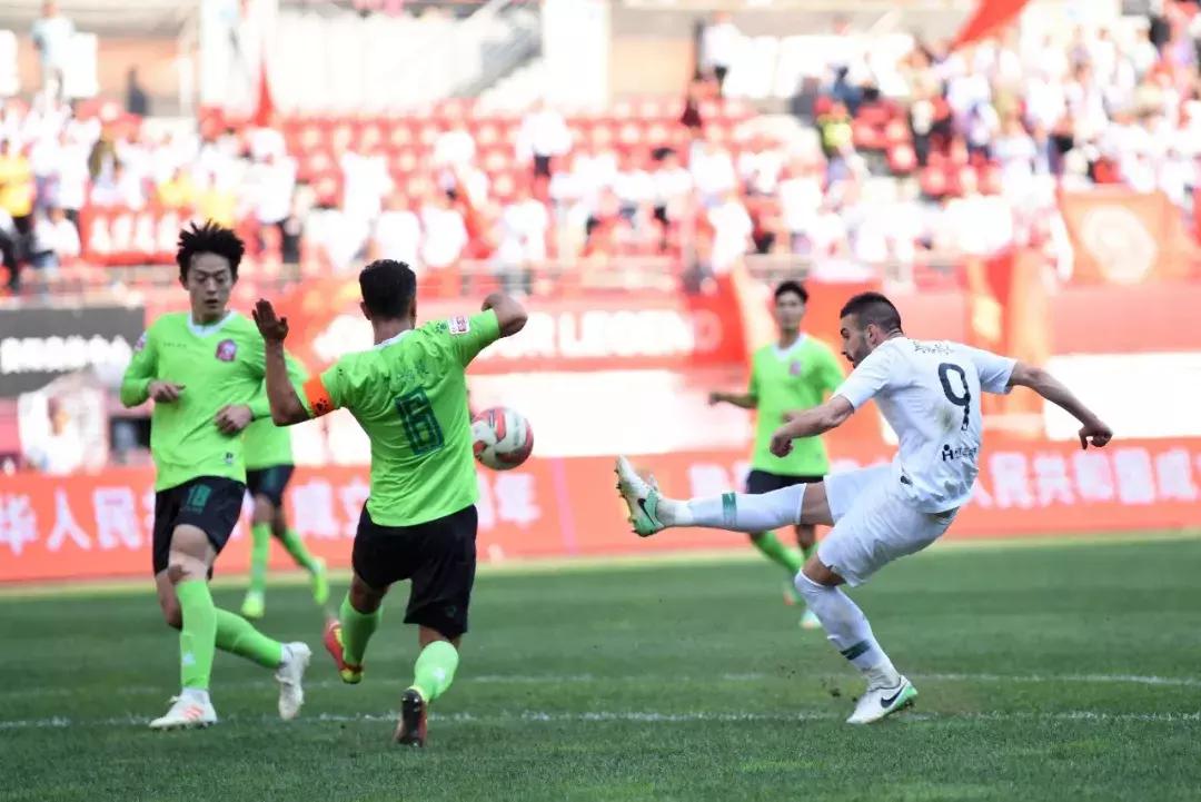 莫塔角球直接破门,恒丰外援莫塔