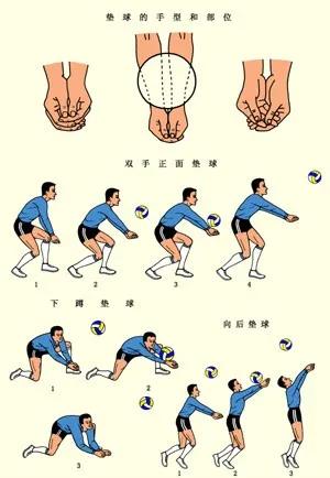 简笔体育教学挂图,体育课动作示范和挂图
