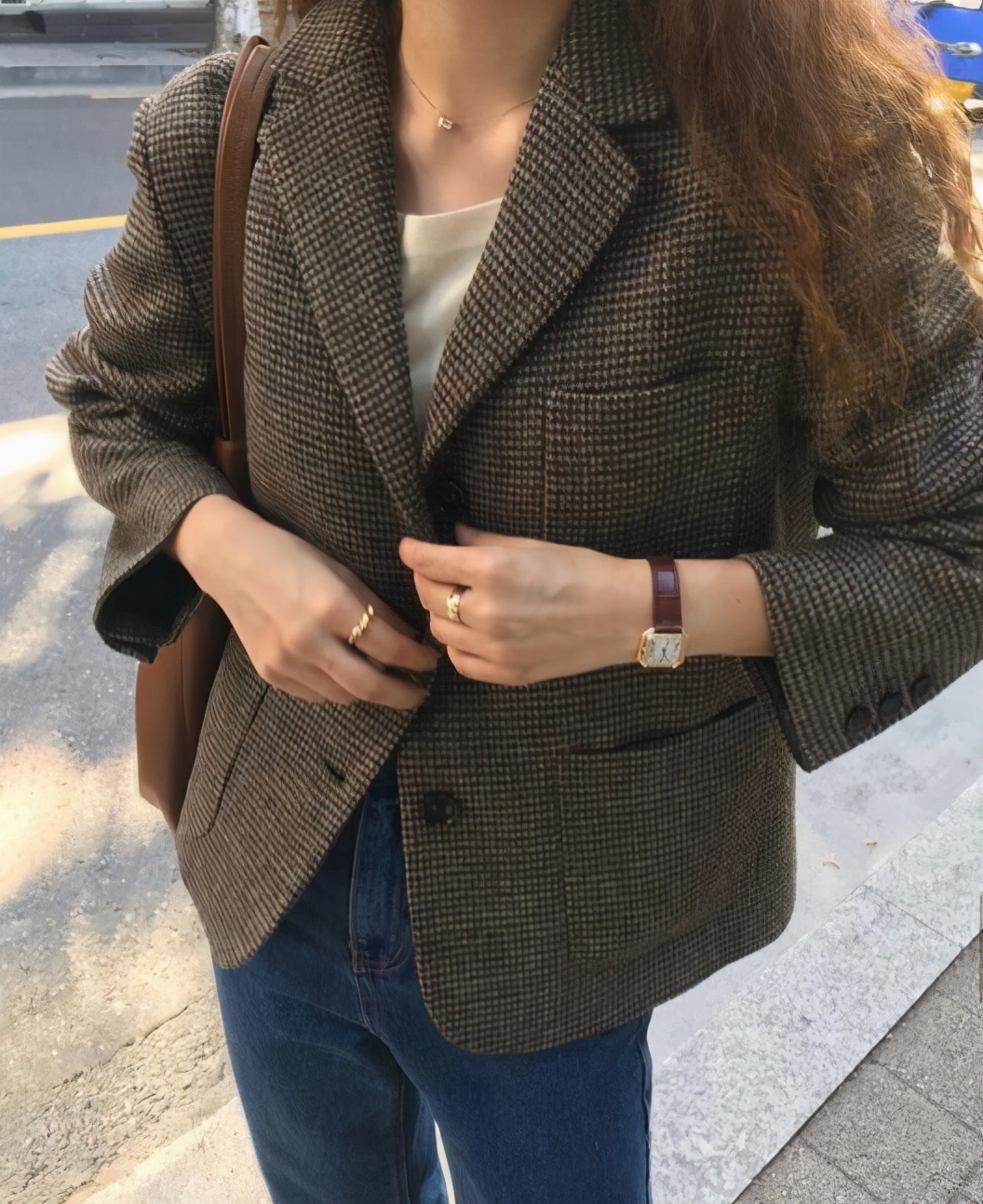 韩国博主100种穿搭,韩系吊带碎花叠穿