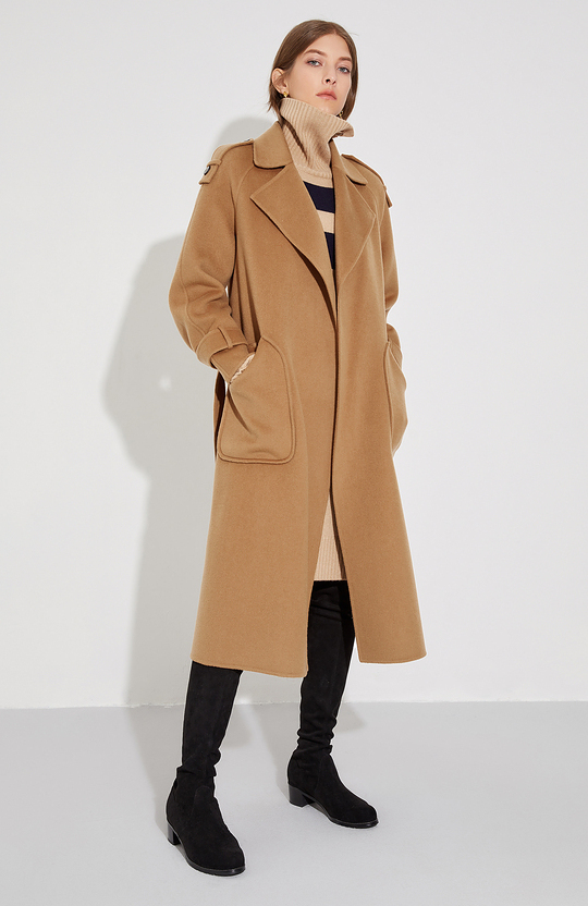 格子呢子大衣搭配女秋冬,秋冬小个子毛呢大衣搭配