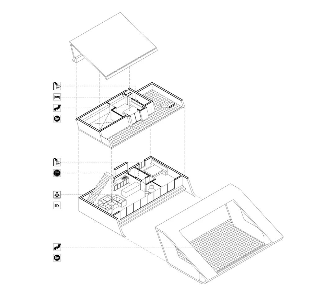 简单房子的轴测图,60平方十大最佳户型图