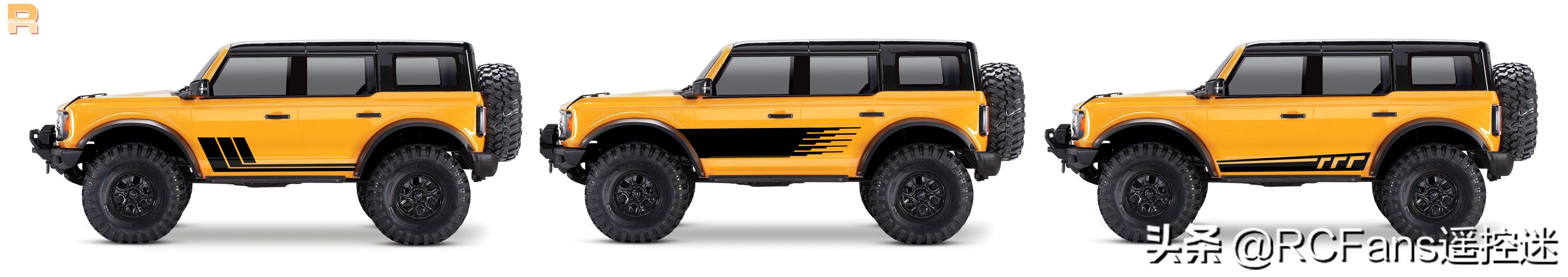 traxxas福特bronco新涂装,traxxasbronco改装轮胎