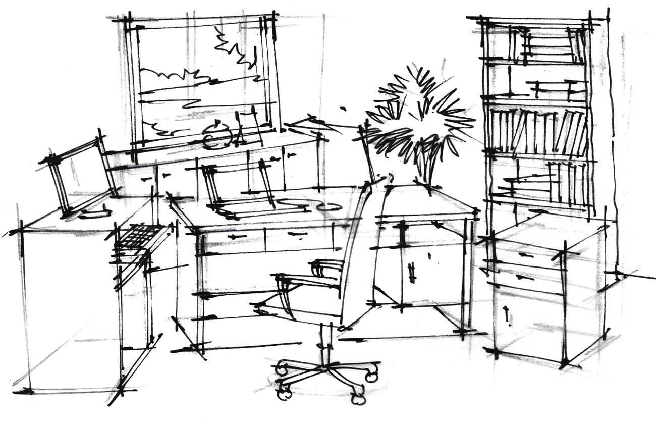 速写家具怎么画好,宜家家具速写