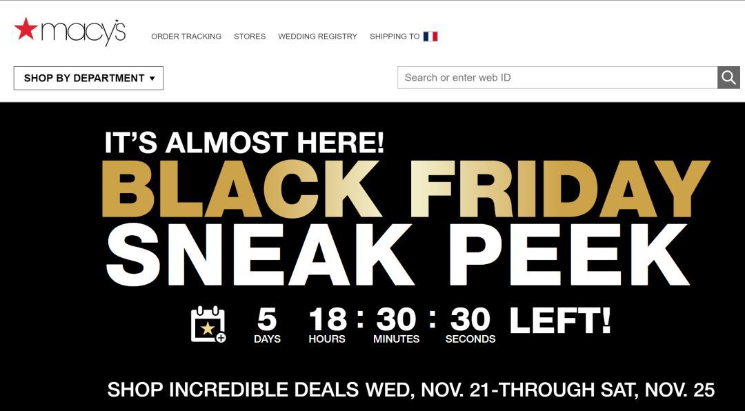 海淘黑五什么时候开始打折,黑五节从哪里海淘