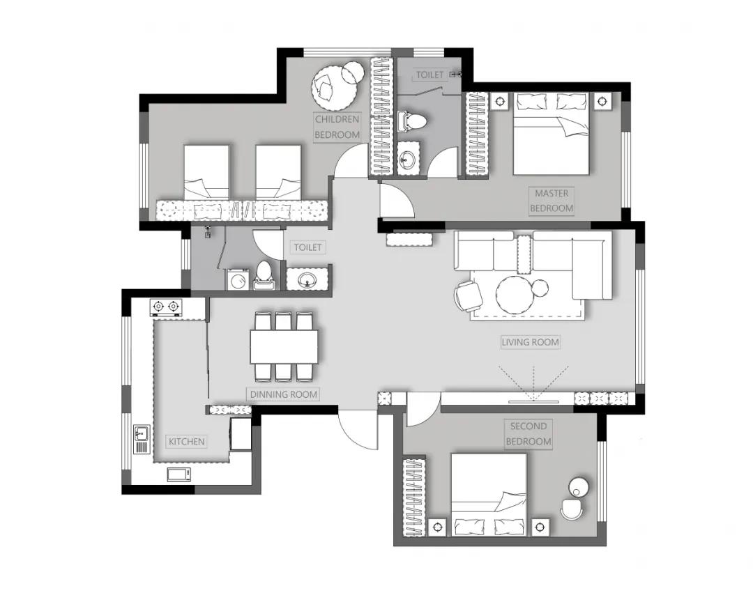 「头条」谦禾空间设计｜圣日尔曼大道34号