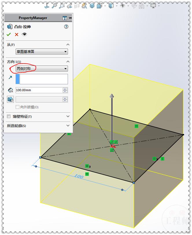 用solidworks画一个圆,用solidworks画一个投影仪