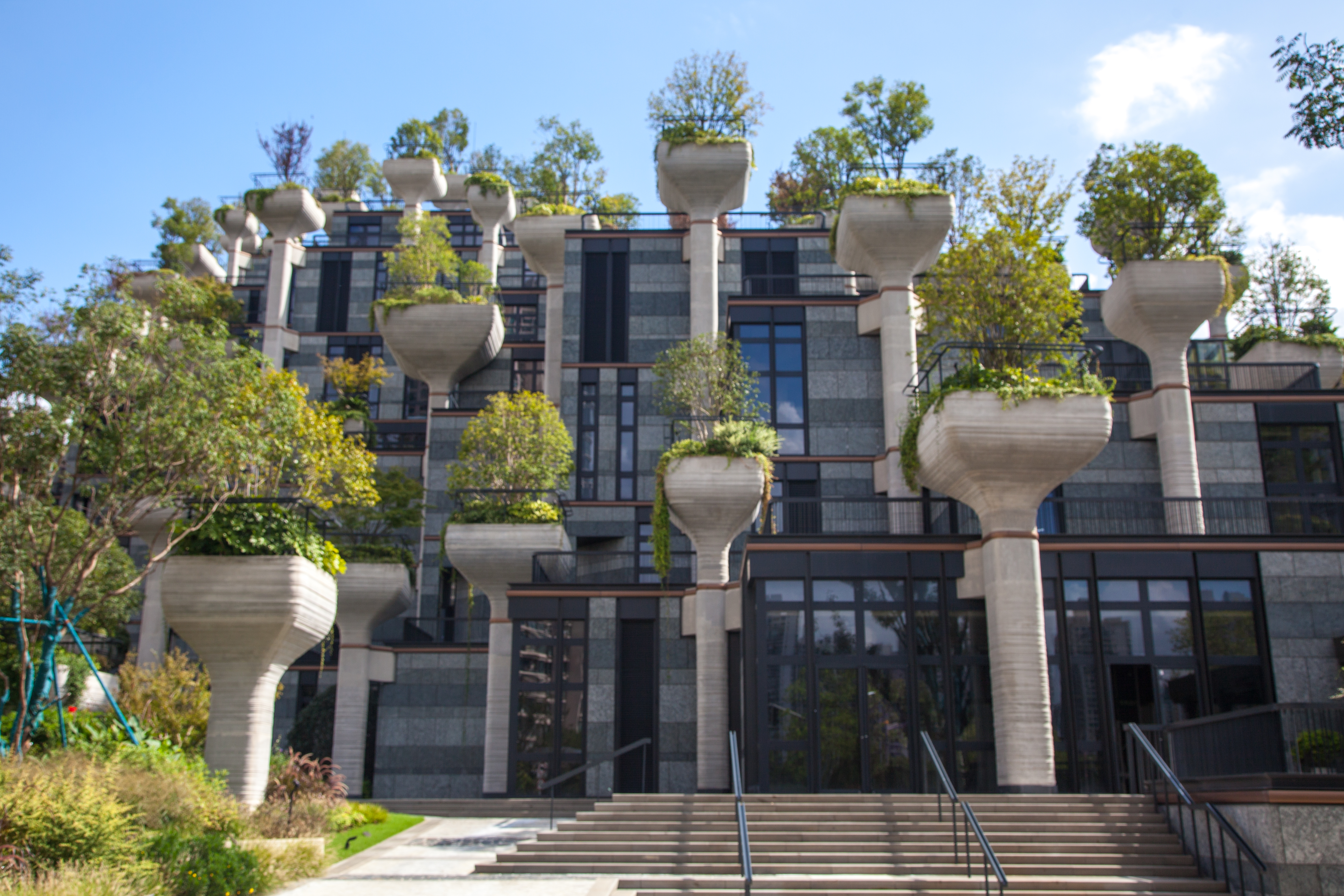 上海网红建筑天安千树,天安千树网红地址