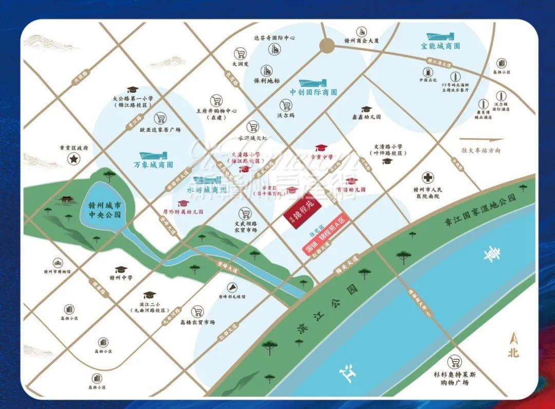 国锦锦程苑章江新区,章江新区效果图