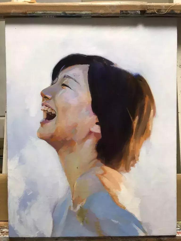 冷军超写实绘画是怎么画出来的,中国媲美冷军的超写实人物画家