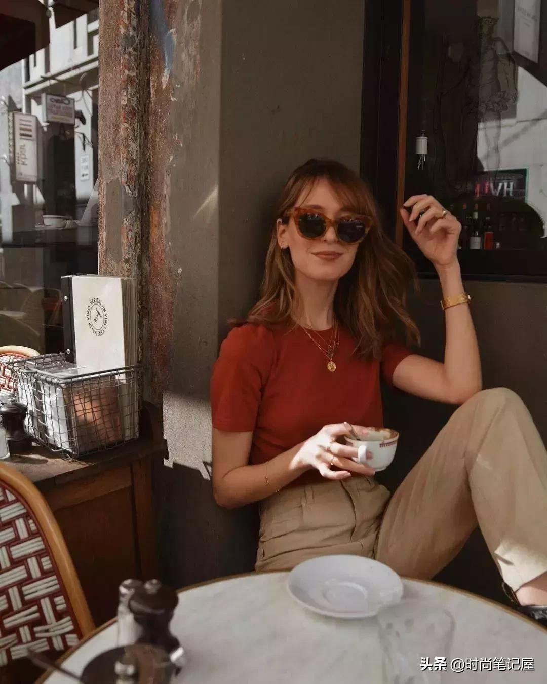 入秋最显白的发色,初秋这些颜色穿一起显白又高级