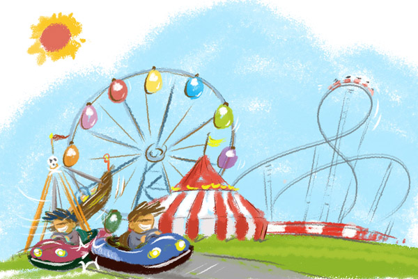 牛顿定律的应用,你知道游乐园里有什么吗