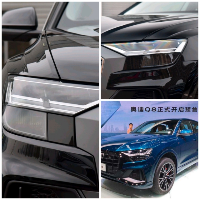 灯厂奥迪车灯最亮的一款,奥迪车灯高清大图