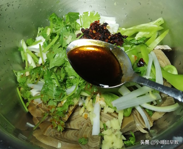 樱花凉拌素火腿,徐州菜凉拌素火腿