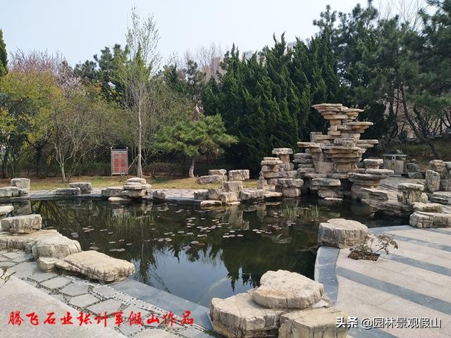 室内假山庭院假山,假山景观鱼池没假山底座怎么设计