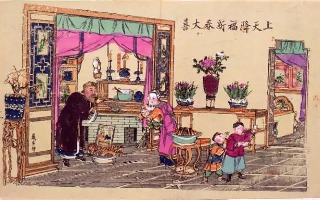 古画里除夕的传说与习俗，好看