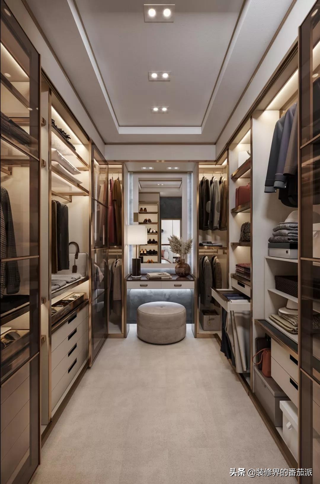 开放式衣帽间防潮怎么做,开放式衣帽间防尘帘防灰效果