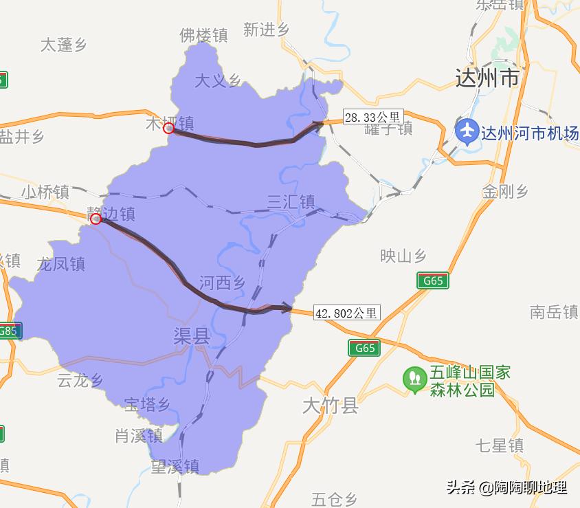 达州高速2020,达州各区县高速公路里程