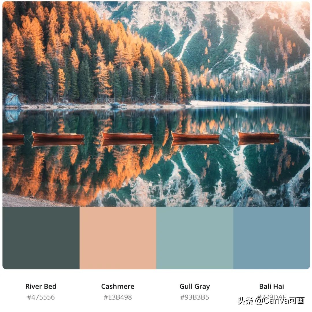 秋天配色插画秋高气爽,秋季高清插画