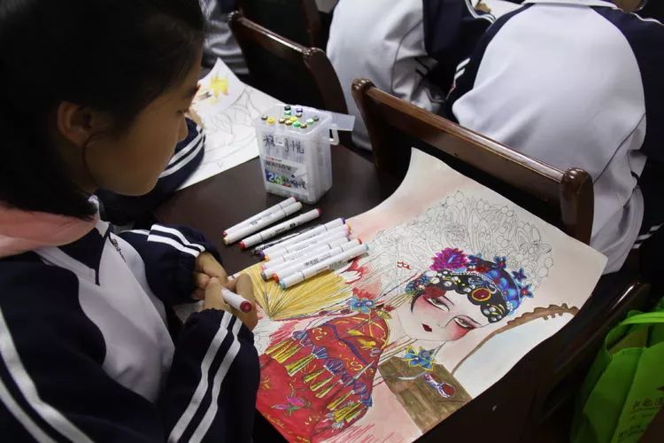 文明在我心中绘画五年级,德州五中校园文化节