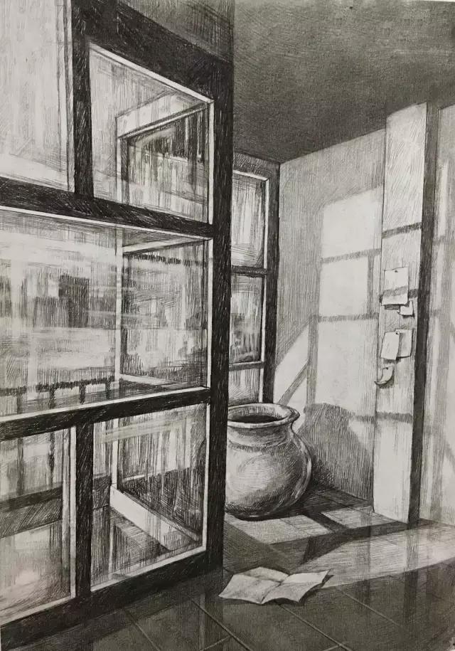 清华美院素描高分卷怎么画,清华美院高考素描