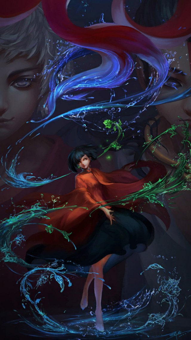 大鱼海棠高清壁纸女,大鱼海棠台词壁纸