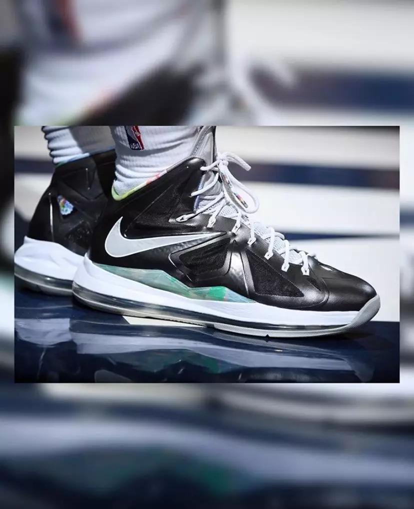 nba杰伦布朗上脚球鞋,nba球星上脚布朗尼1代