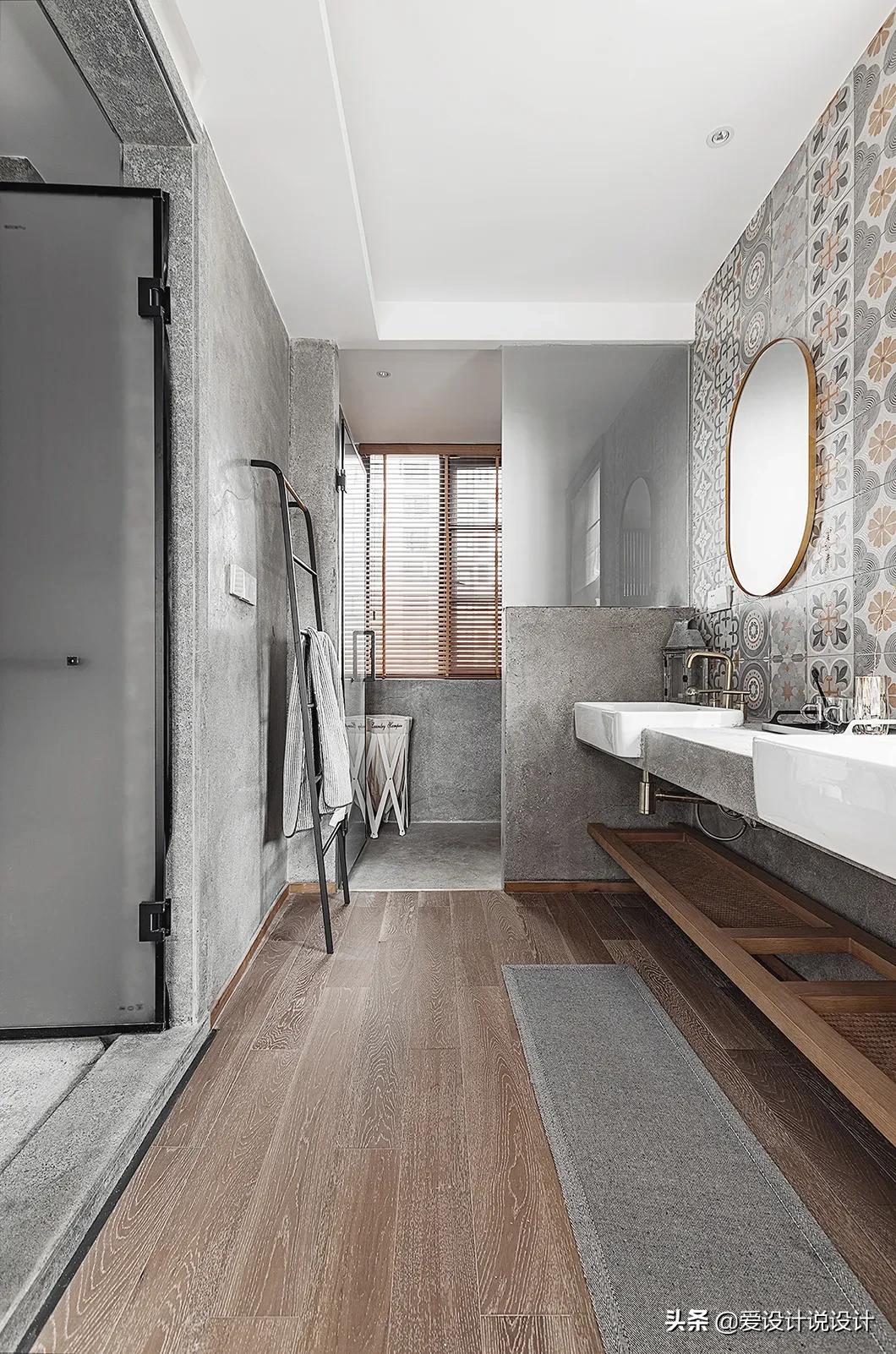 原木是让人清新脱俗的风格,现代简约和原木风混搭