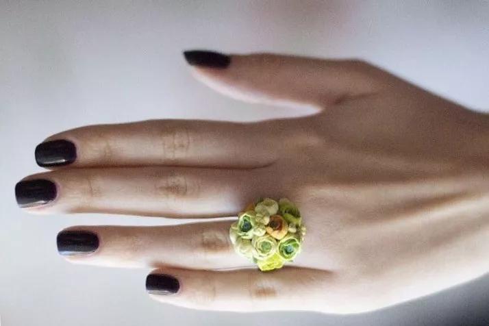 软陶手工作品挂件首饰,纯手工软陶首饰