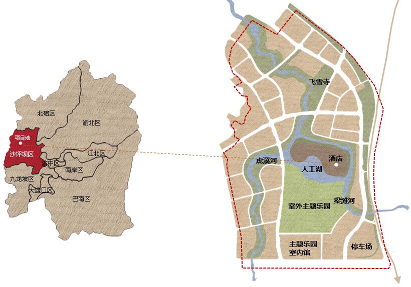 重庆融创文旅城景观,重庆融创文旅效果图