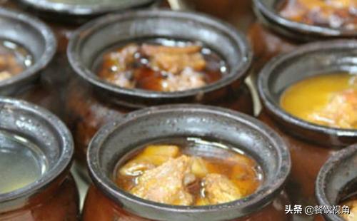 江西非遗美食瓦罐汤,江西瓦罐汤里凉拌土豆丝