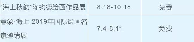 上海八月免费小众展,约起来的晚会