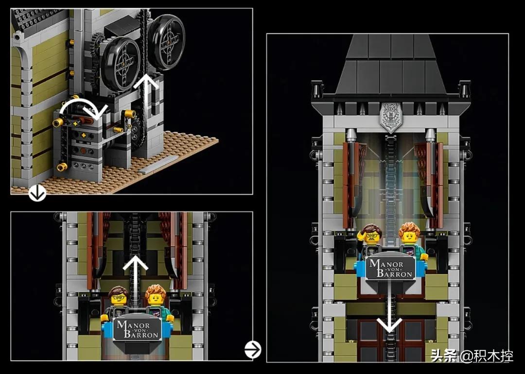 鬼屋乐高积木,幽灵秘境乐高游乐场