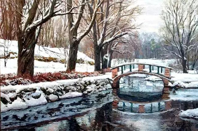 忻东旺油画俄罗斯风景作品,33幅俄罗斯精美风景油画