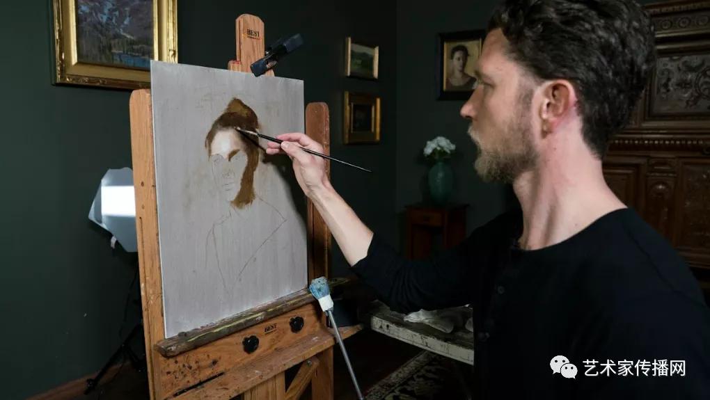 美国写实油画大师作品欣赏,写实油画中国女肖像脸部调色技巧