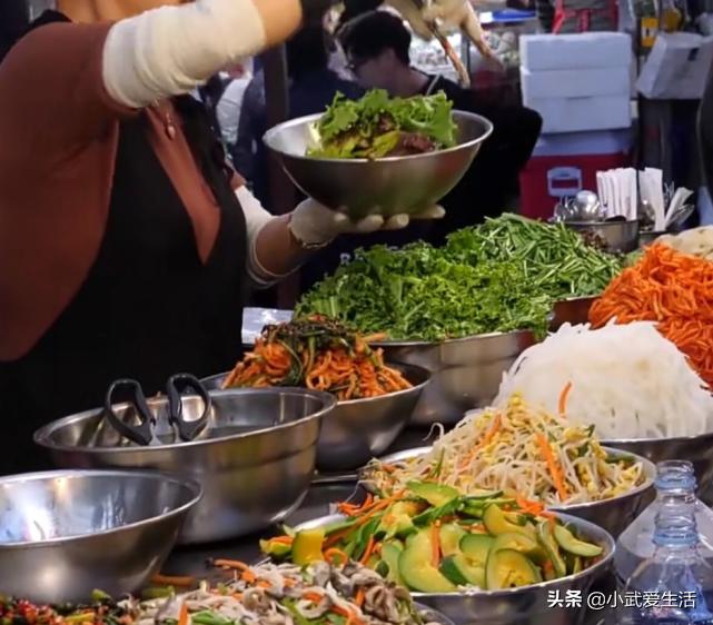 韩国见识到中国菜,麻辣拌料花样吃法