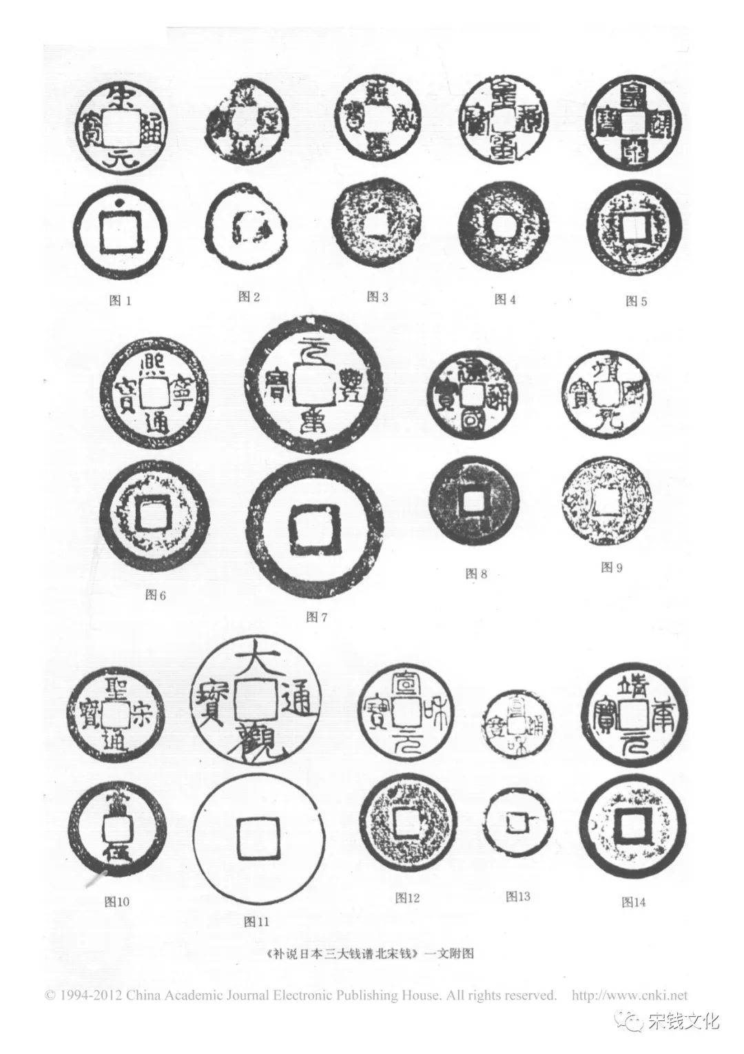 补说日本三大钱谱北宋钱